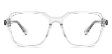Load image into Gallery viewer, Transparent Square Full Rim Unisex Eyeglasses by John Jacobs-153105