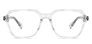 Transparent Square Full Rim Unisex Eyeglasses by John Jacobs-153105