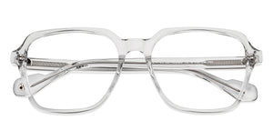 Transparent Square Full Rim Unisex Eyeglasses by John Jacobs-153105