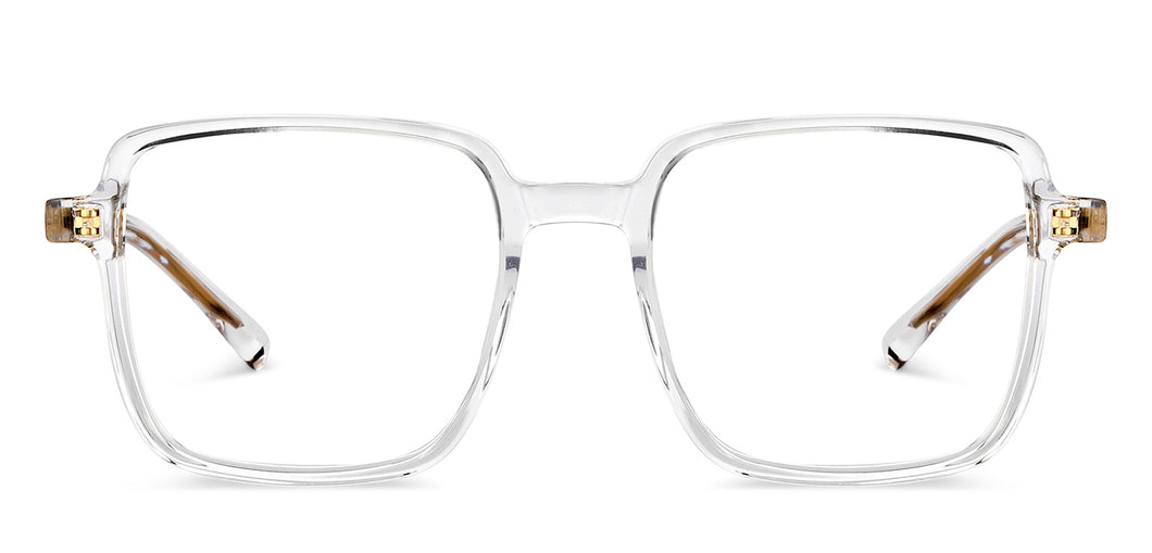 Transparent Square Full Rim Unisex Eyeglasses by Vincent Chase-151611