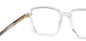 Transparent Square Full Rim Unisex Eyeglasses by Vincent Chase-151611