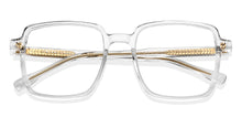 Load image into Gallery viewer, Transparent Square Full Rim Unisex Eyeglasses by Vincent Chase-151611