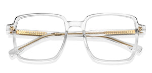 Transparent Square Full Rim Unisex Eyeglasses by Vincent Chase-151611