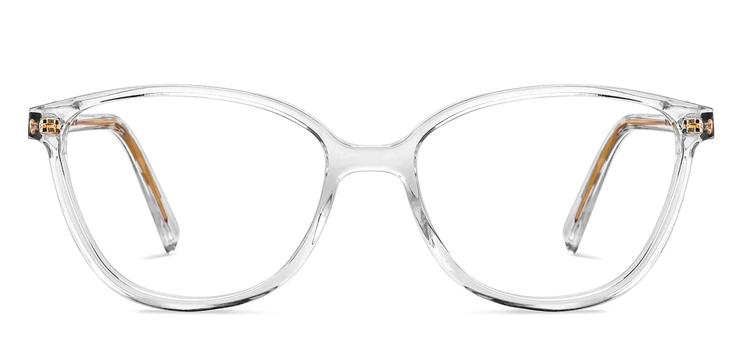 Transparent Cat Eye Full Rim Women Eyeglasses by Vincent Chase-204061