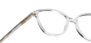 Transparent Cat Eye Full Rim Women Eyeglasses by Vincent Chase-204061