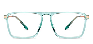 Green Square Full Rim Unisex Eyeglasses by Lenskart Air-201337