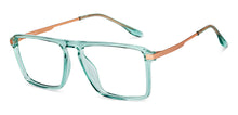 Load image into Gallery viewer, Green Square Full Rim Unisex Eyeglasses by Lenskart Air-201337