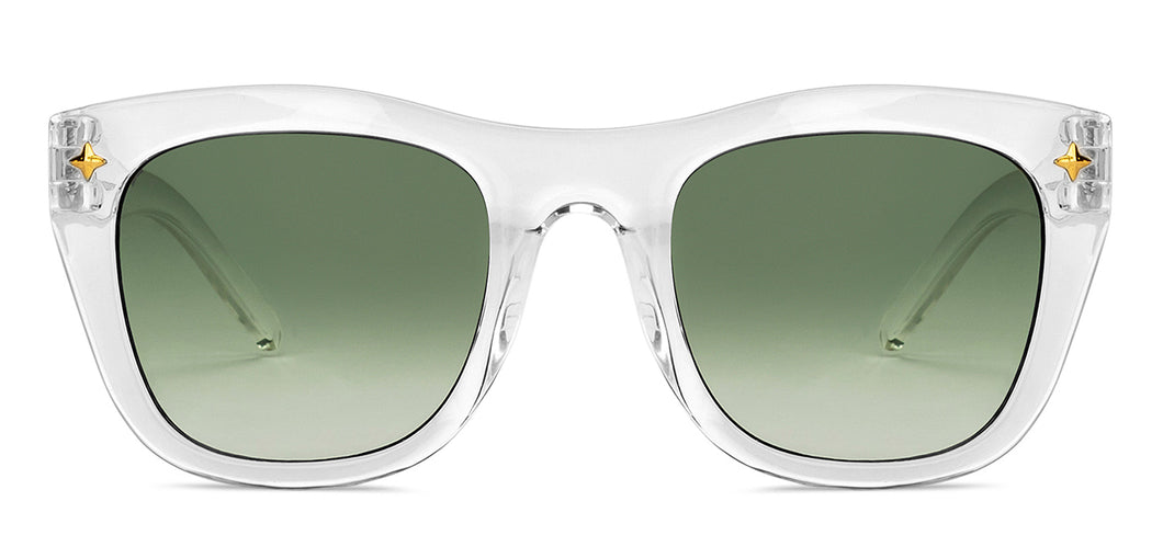 Transparent Wayfarer Full Rim Kid Sunglasses by Hooper-200314