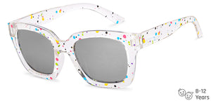 Transparent Square Full Rim Kid Sunglasses by Hooper-152569