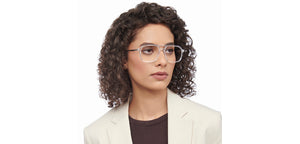Transparent Hexagonal Full Rim Unisex Eyeglasses by Lenskart Air-206723