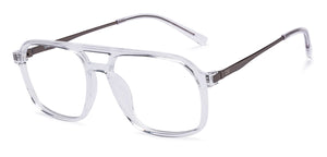 Transparent Hexagonal Full Rim Unisex Eyeglasses by Lenskart Air-206723