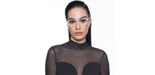 Load image into Gallery viewer, Transparent Rectangle Full Rim Unisex Eyeglasses by Lenskart Air-210794