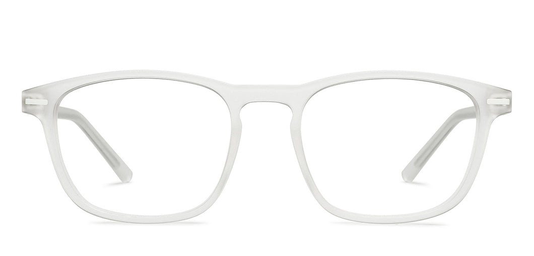Transparent Rectangle Full Rim Unisex Eyeglasses by Lenskart Air-210794