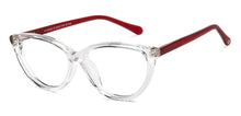 Load image into Gallery viewer, Transparent Cat Eye Full Rim Kids Eyeglasses by Hooper-152522
