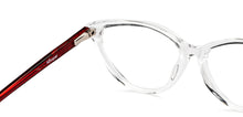 Load image into Gallery viewer, Transparent Cat Eye Full Rim Kids Eyeglasses by Hooper-152522