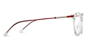Transparent Cat Eye Full Rim Women Eyeglasses by Lenskart Air-201325