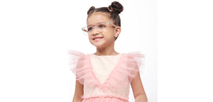 Transparent Rectangle Full Rim Kids Eyeglasses by Hooper-208718