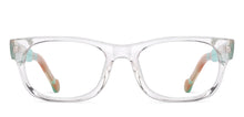 Load image into Gallery viewer, Transparent Rectangle Full Rim Kids Eyeglasses by Hooper-208718