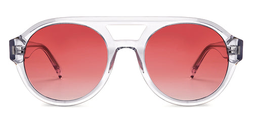 Transparent Round Full Rim Unisex Sunglasses by John Jacobs-201679