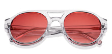 Load image into Gallery viewer, Transparent Round Full Rim Unisex Sunglasses by John Jacobs-201679