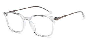 Transparent Rectangle Full Rim Unisex Eyeglasses by Lenskart Air-206049