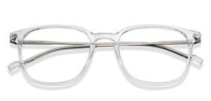 Transparent Rectangle Full Rim Unisex Eyeglasses by Lenskart Air-206049