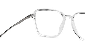 Transparent Square Full Rim Unisex Eyeglasses by Lenskart Air-151665