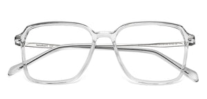 Transparent Square Full Rim Unisex Eyeglasses by Lenskart Air-151665