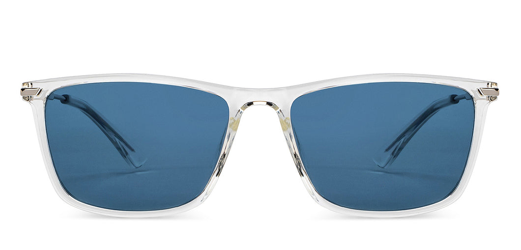 Transparent Wayfarer Full Rim Unisex Sunglasses by Vincent Chase Polarized-200455