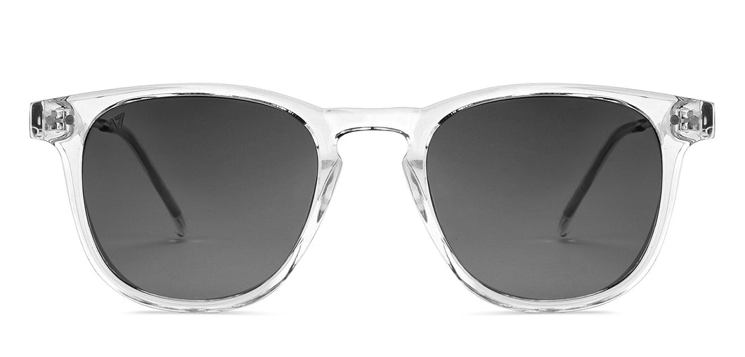 Transparent Round Full Rim Unisex Sunglasses by Vincent Chase Polarized-200422