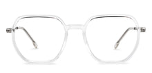 Load image into Gallery viewer, Transparent Geometric Full Rim Unisex Eyeglasses by Lenskart Air-201281