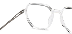 Transparent Geometric Full Rim Unisex Eyeglasses by Lenskart Air-201281