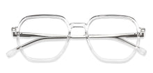 Load image into Gallery viewer, Transparent Geometric Full Rim Unisex Eyeglasses by Lenskart Air-201281