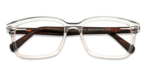 Transparent Rectangle Full Rim Unisex Eyeglasses by Vincent Chase-204256