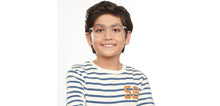 Load image into Gallery viewer, Transparent Round Full Rim Kids Eyeglasses by Hooper-152514