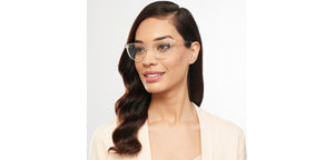 Transparent Cat Eye Full Rim Women Eyeglasses by Vincent Chase Online-205229