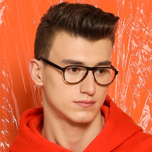 Load image into Gallery viewer, Black Aviator Full Rim Unisex Eyeglasses by Vincent Chase VC-130262
