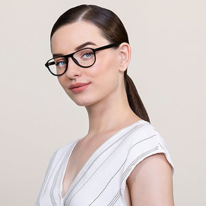 Black Aviator Full Rim Unisex Eyeglasses by Vincent Chase Online-136267