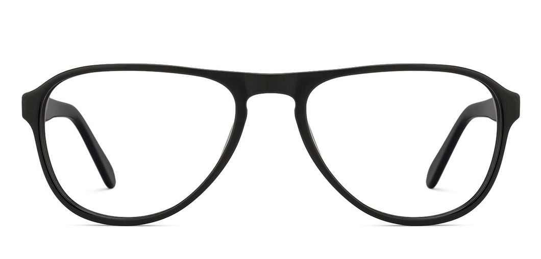Black Aviator Full Rim Unisex Eyeglasses by Vincent Chase Online-136267