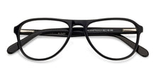 Load image into Gallery viewer, Black Aviator Full Rim Unisex Eyeglasses by Vincent Chase Online-136267