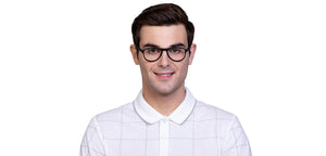 Black Aviator Full Rim Unisex Eyeglasses by Vincent Chase Online-136267