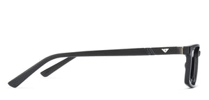 Black Rectangle Full Rim Unisex Eyeglasses by Lenskart Air Online-129600