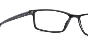 Black Rectangle Full Rim Unisex Eyeglasses by Lenskart Air Online-129600