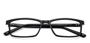 Black Rectangle Full Rim Unisex Eyeglasses by Lenskart Air Online-129600