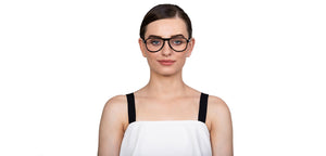 Black Aviator Full Rim Unisex Eyeglasses by Vincent Chase Computer Glasses-142733