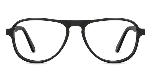 Black Aviator Full Rim Unisex Eyeglasses by Vincent Chase-130263