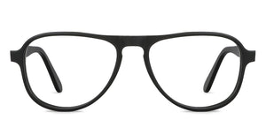 Black Aviator Full Rim Unisex Eyeglasses by Vincent Chase-130263