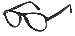 Black Aviator Full Rim Unisex Eyeglasses by Vincent Chase-130263