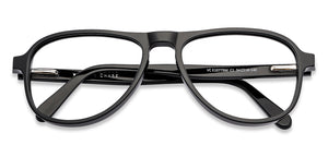 Black Aviator Full Rim Unisex Eyeglasses by Vincent Chase-130263