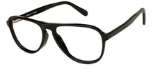 Load image into Gallery viewer, Black Aviator Full Rim Unisex Eyeglasses by Vincent Chase Computer Glasses-142733